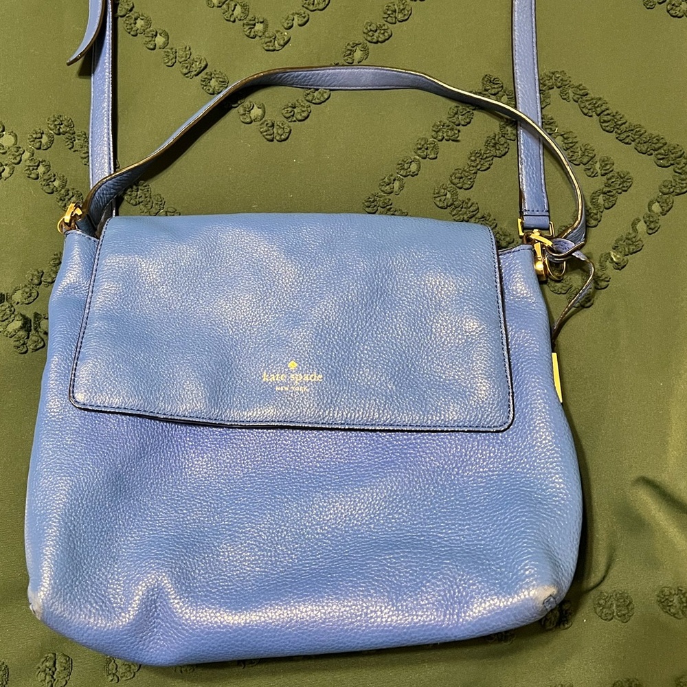 Kate Spade Blue Crossbody Bag with Elegant Design